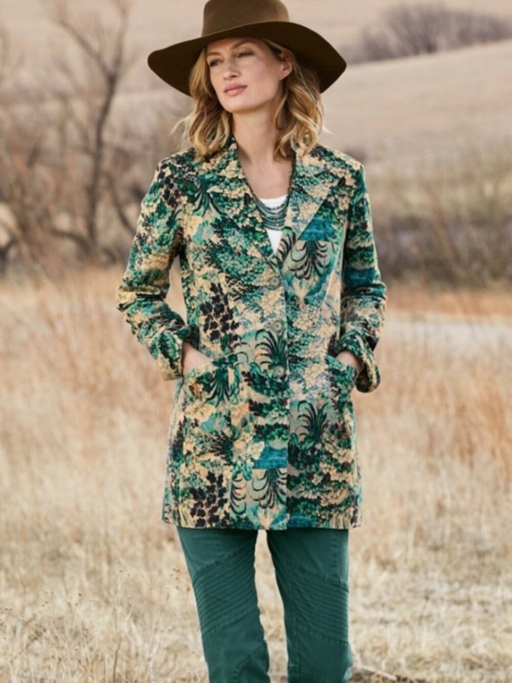 Peruvian Connection Pastorale Velveteen Jacket
